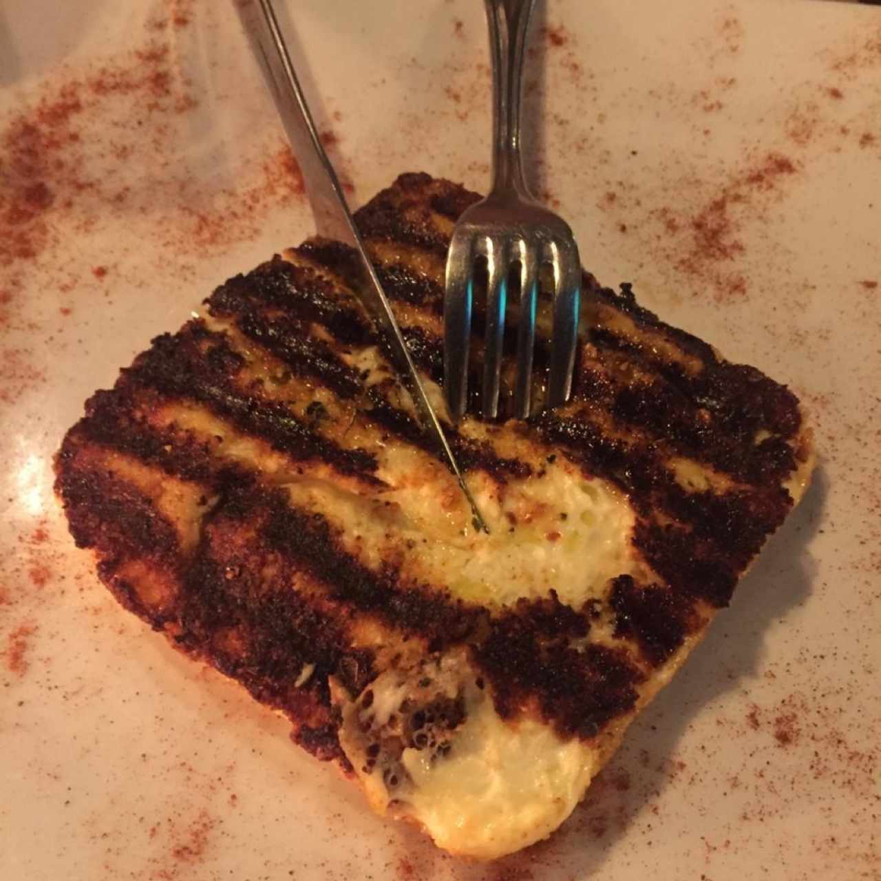 Entradas - Queso panela asado