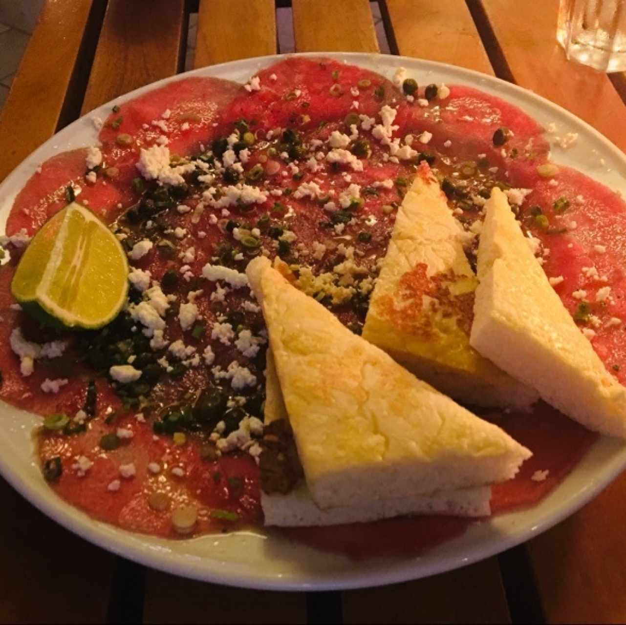 carpaccio lomito