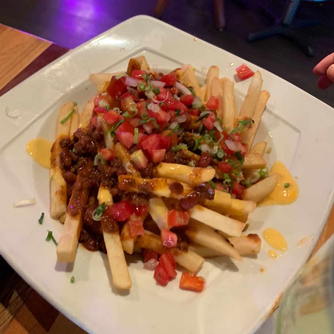 CHEESY FRIES WITH BACON