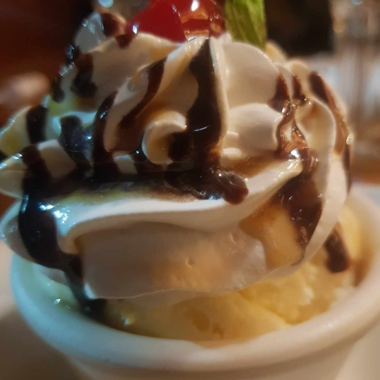 Helado de vainilla por ser cumpleañero