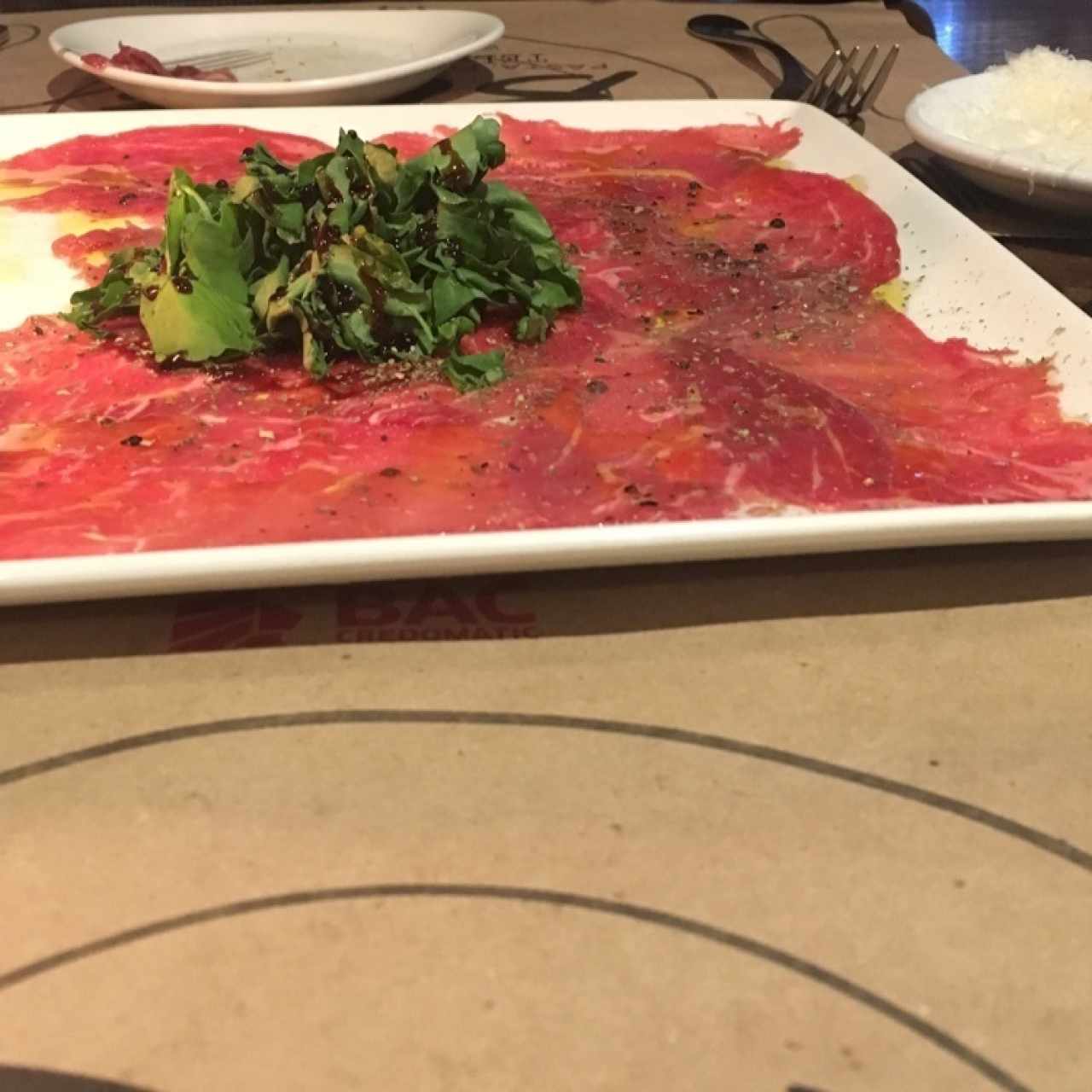 carpaccio de lomito