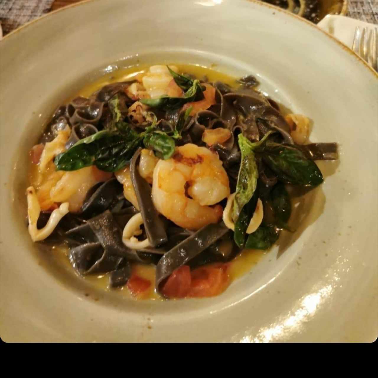 Pastas - Linguini Carbonara Zafferan