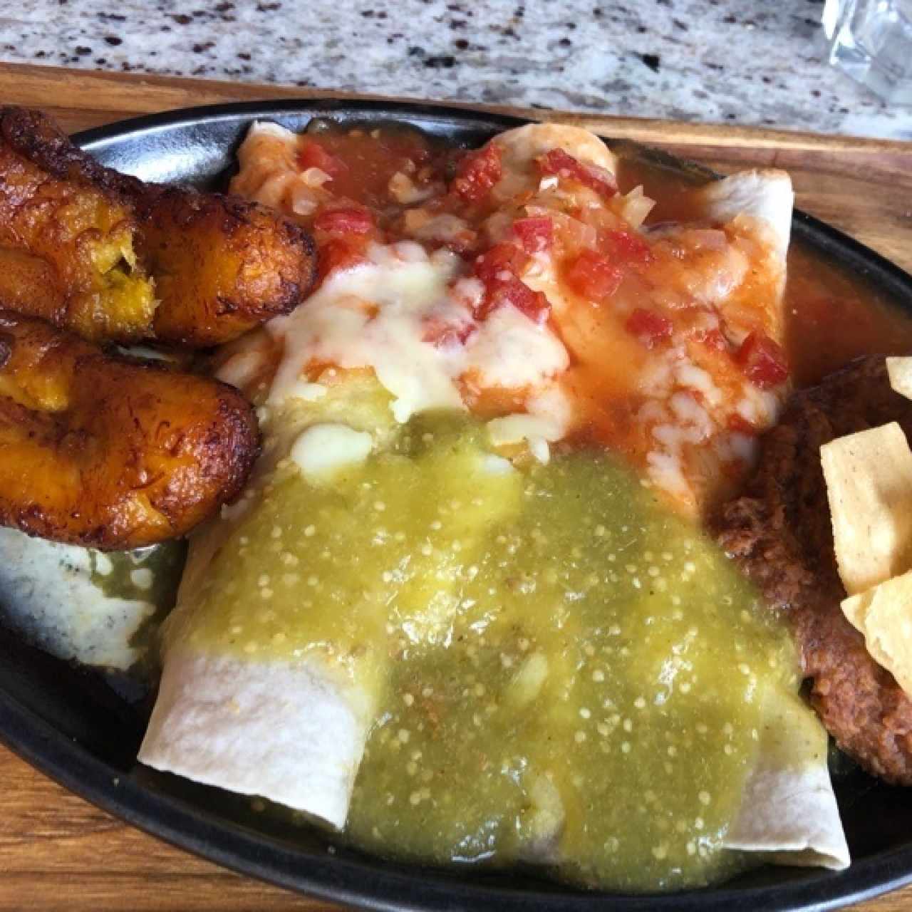 Enchiladas divorciadas 