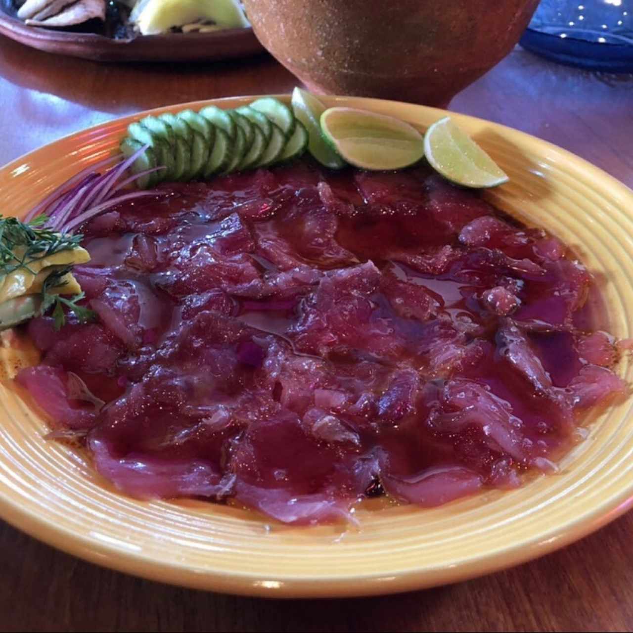 Tiradito de tuna