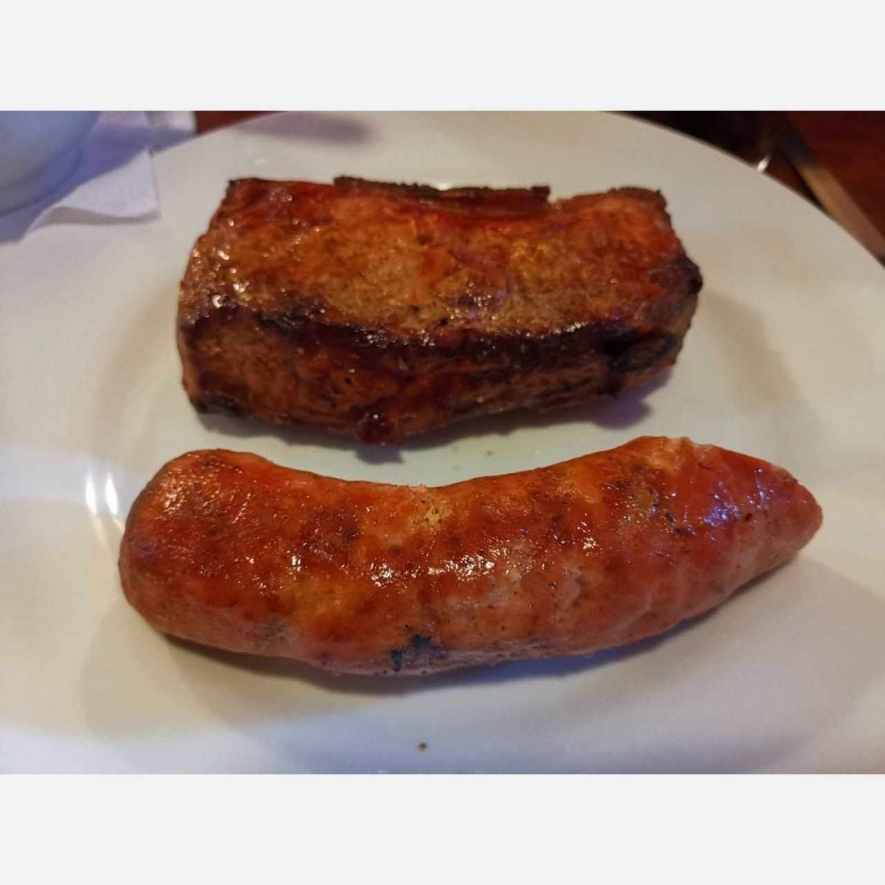 chorizo y carne 