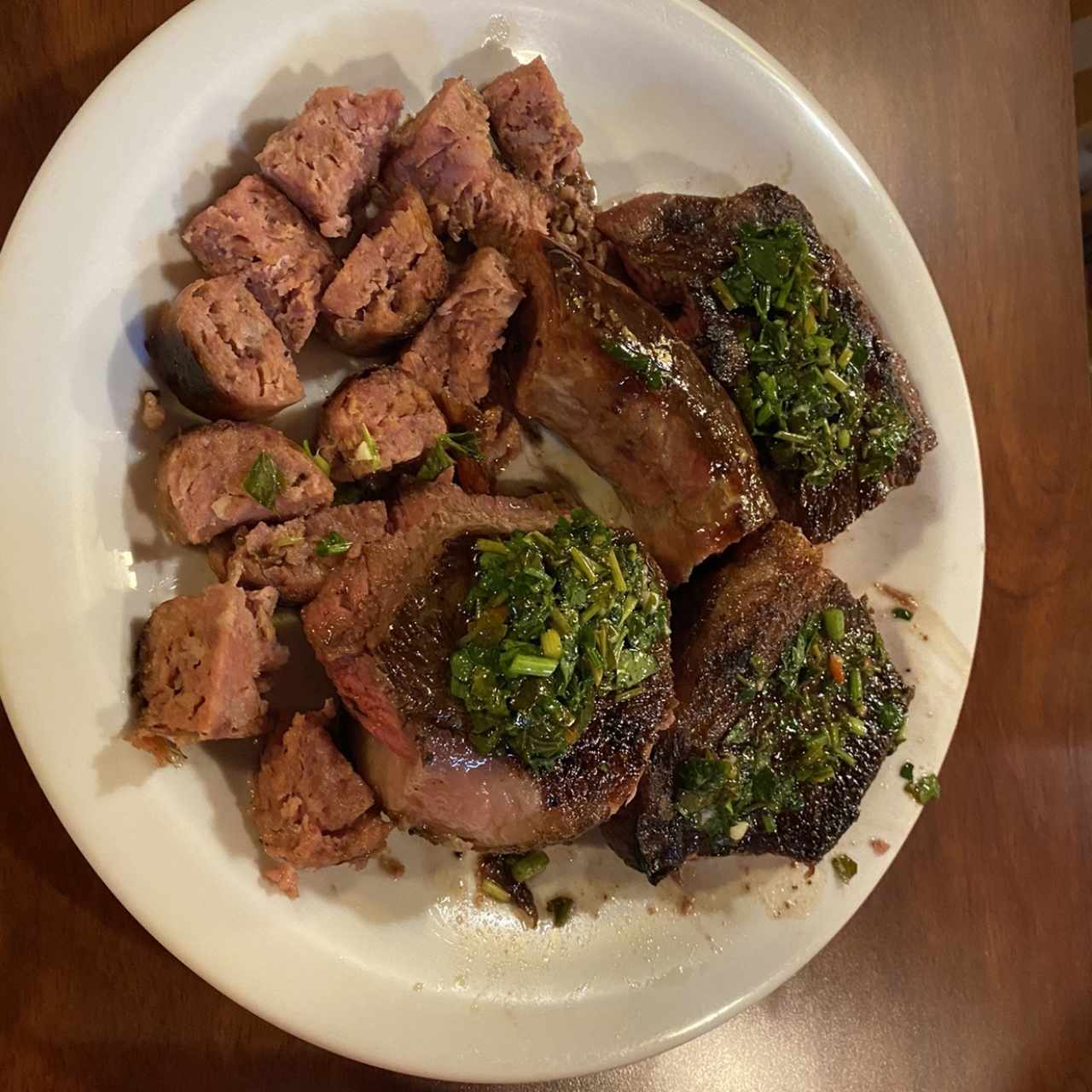 Lomito y puyazo con chorizo 
