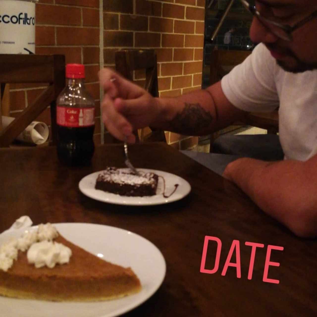 Brownie & Pumpkin pie