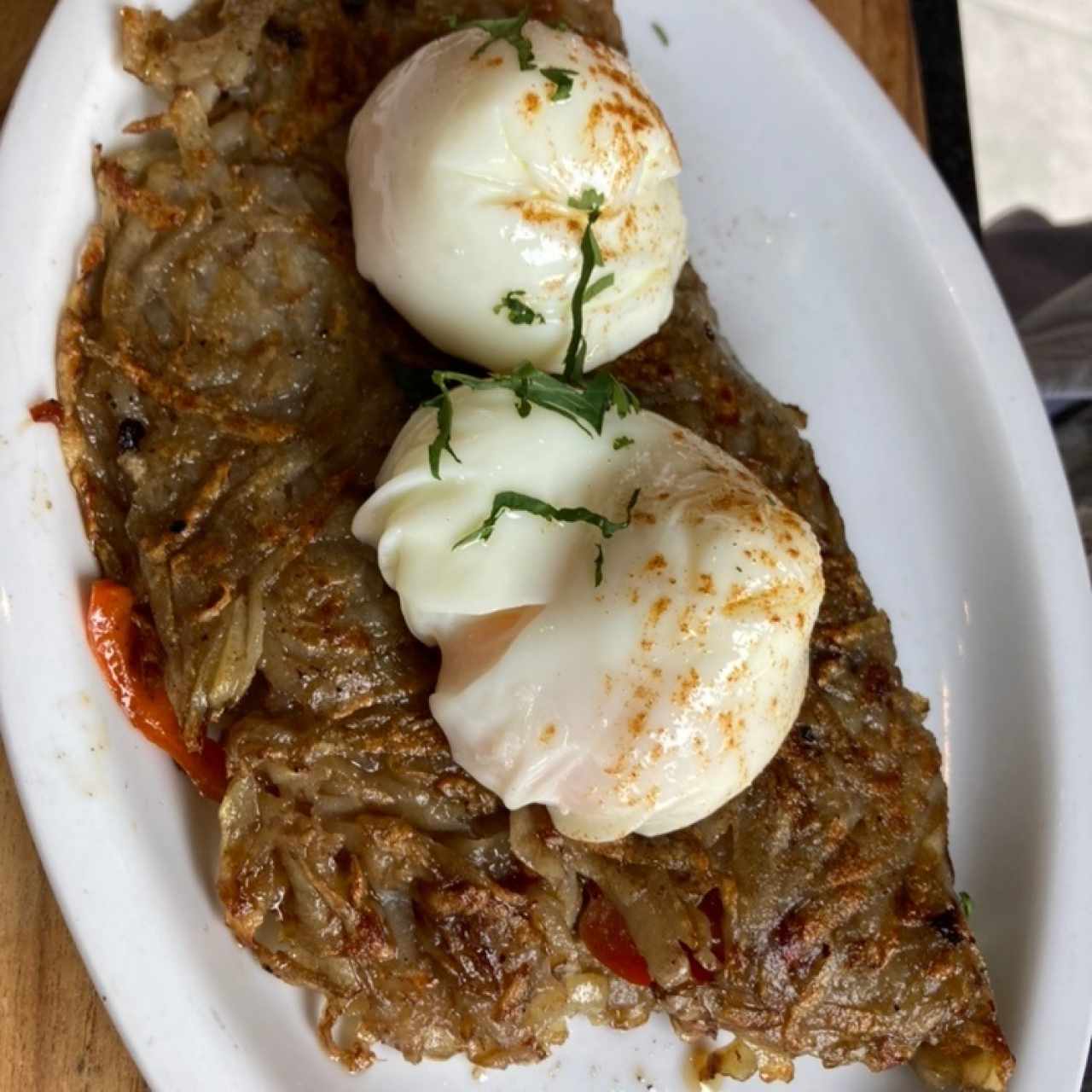 Hashbrown omelette