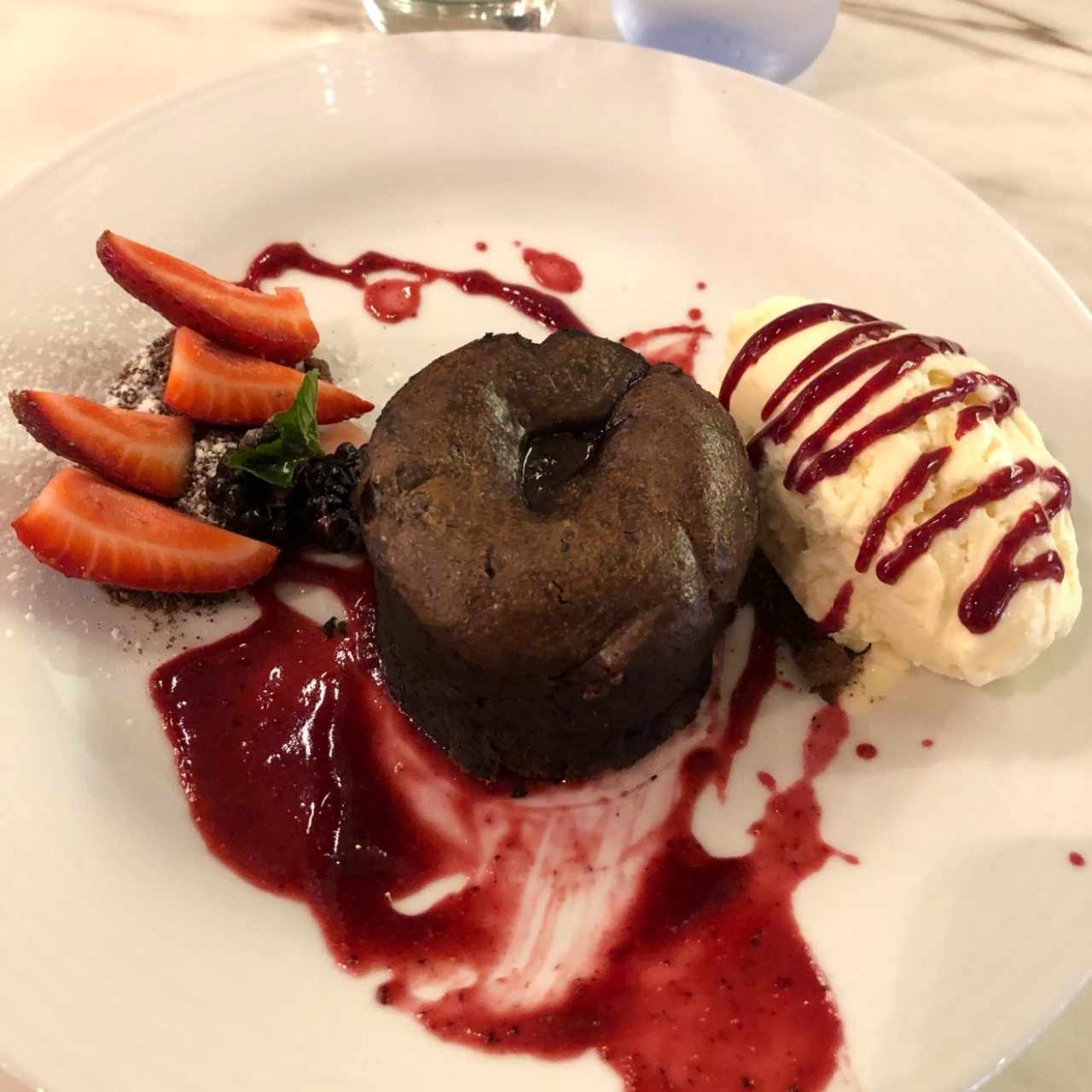 volcan de chocolate 