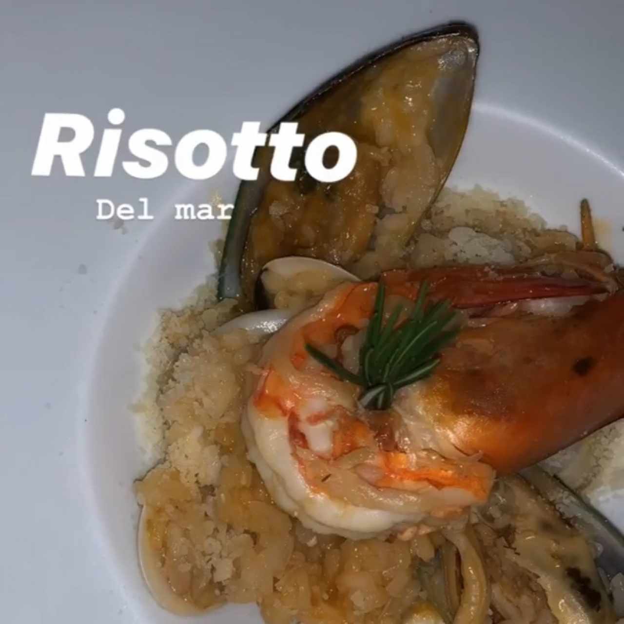 Risotto con frutti di mare
