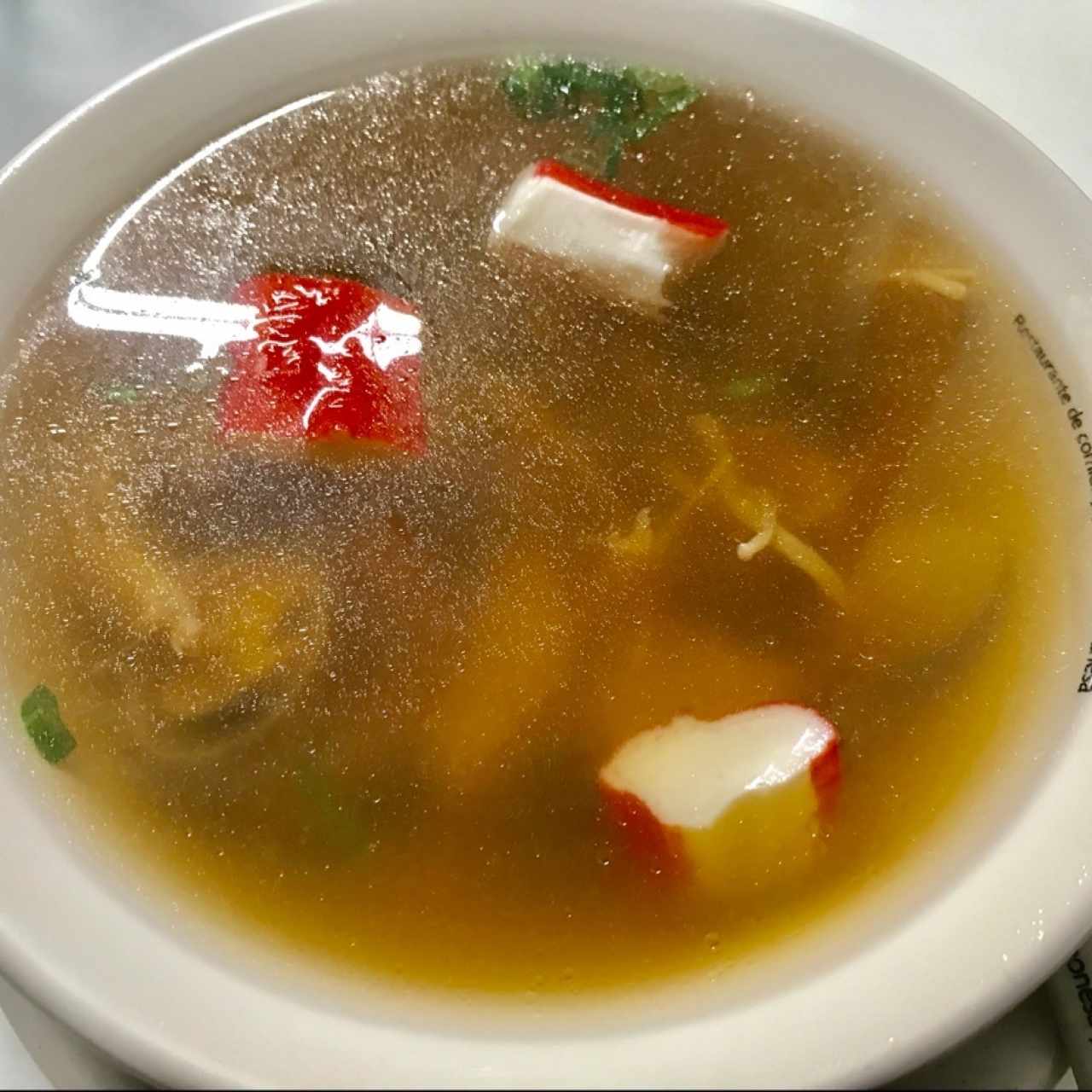 sopa de mariscos