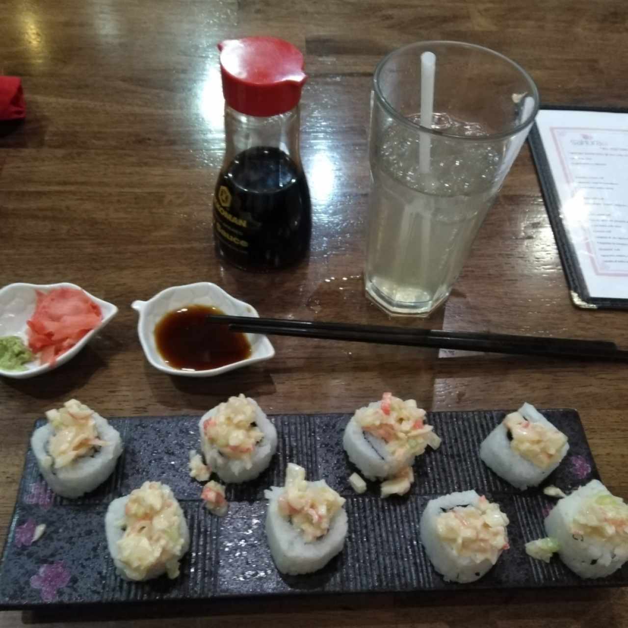 Crab corn salad roll