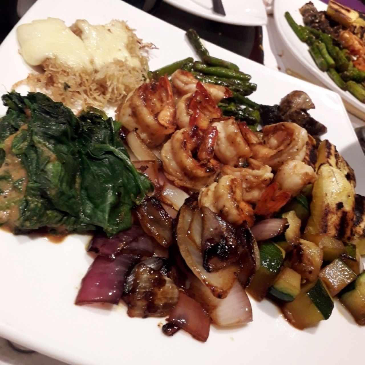 Teppanyaki de Camarón a la Plancha