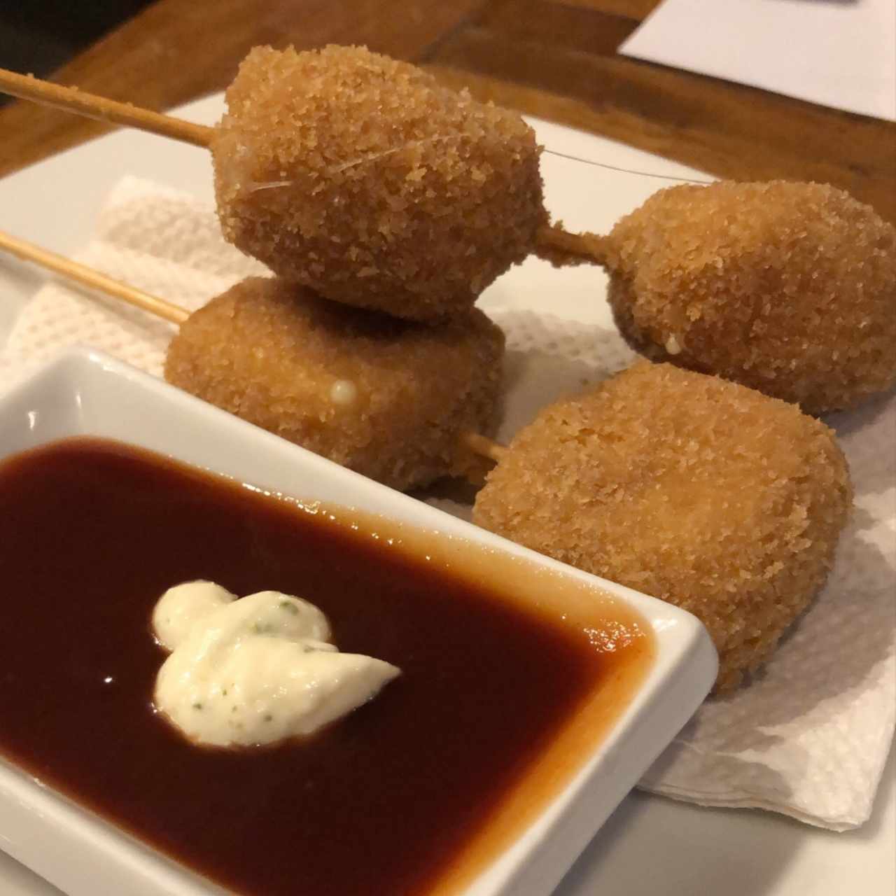 Brochetas Kushiage - Kushiage de Queso