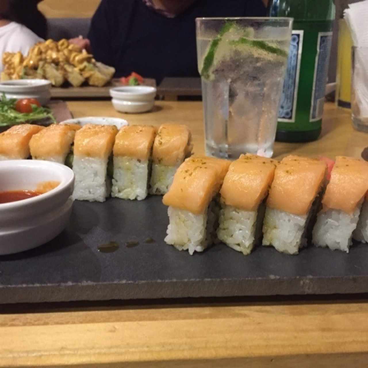 salmon sushi