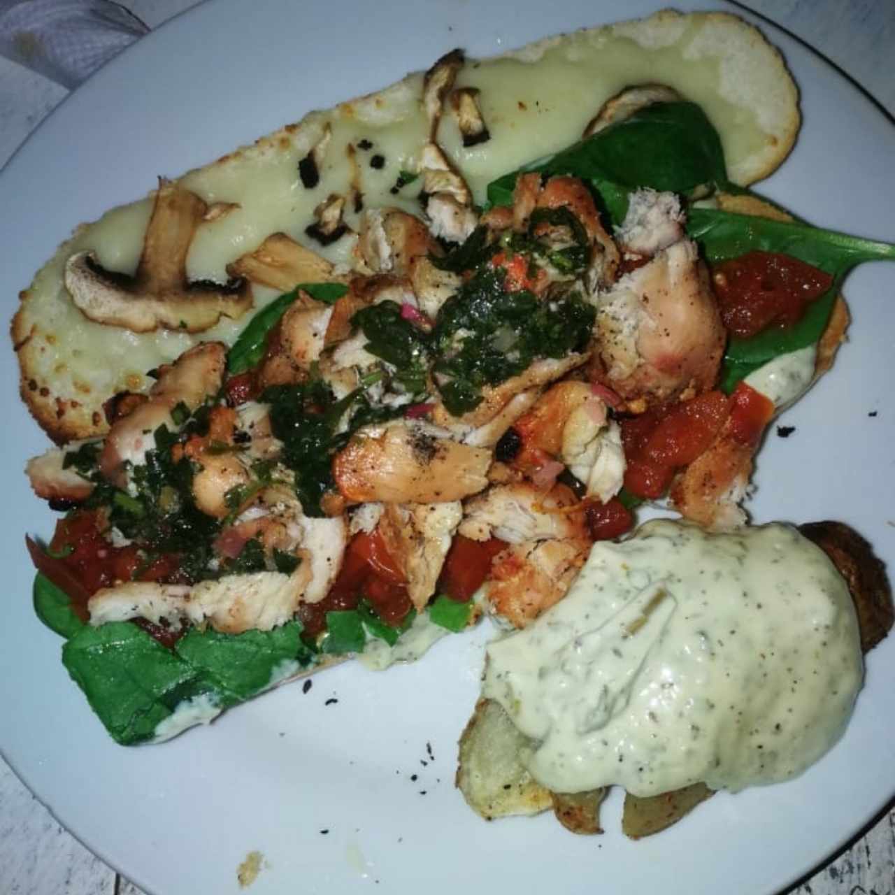 baguette de pollo 