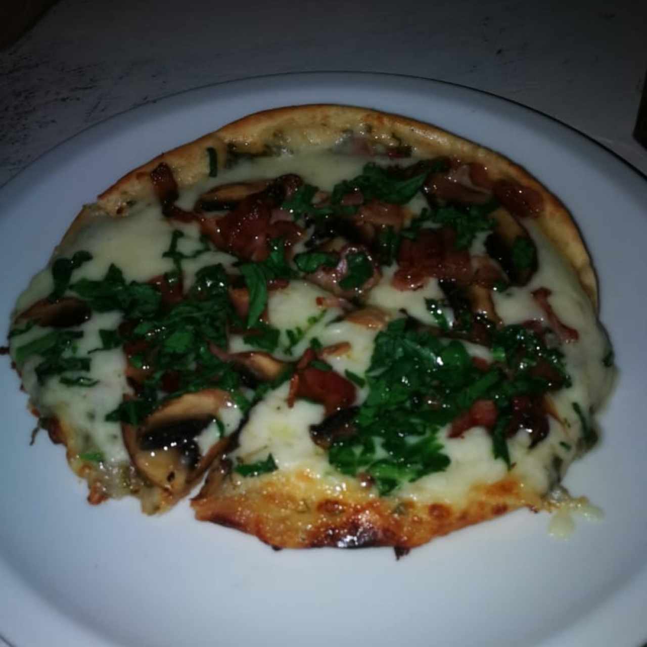 pizza a la parrilla