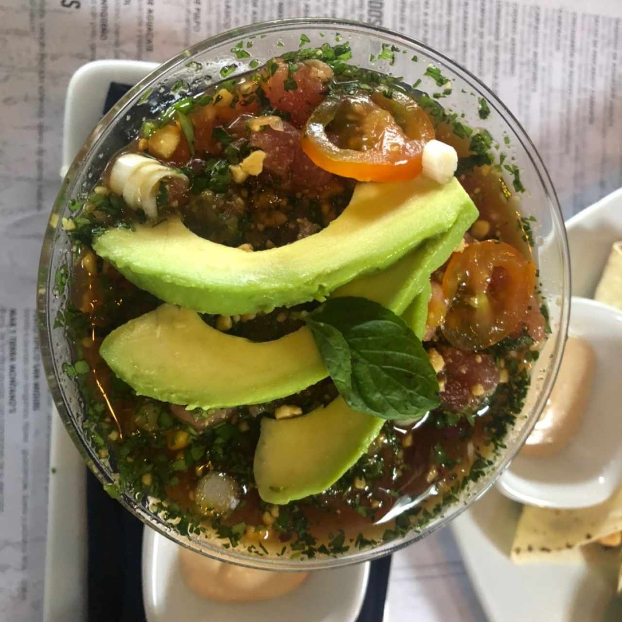 Ceviche de atún