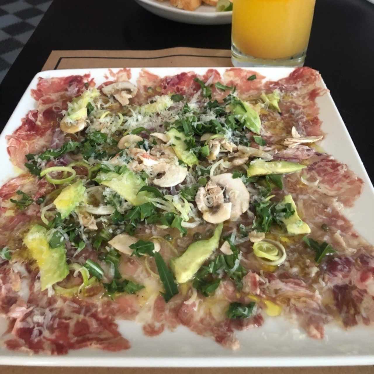 Antipasti - Carpaccio di Manzo