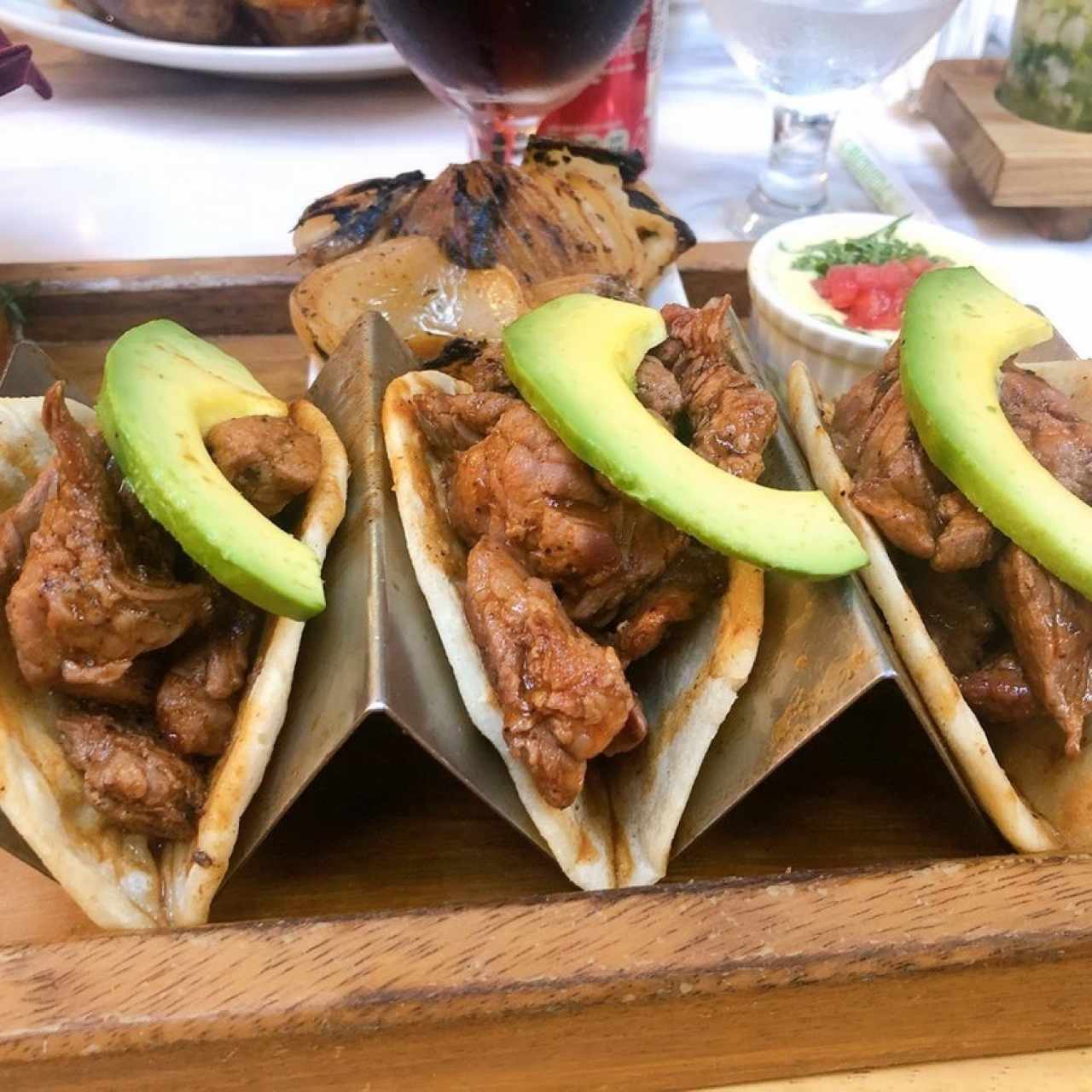 Tacos de lomito (tradicionales) 