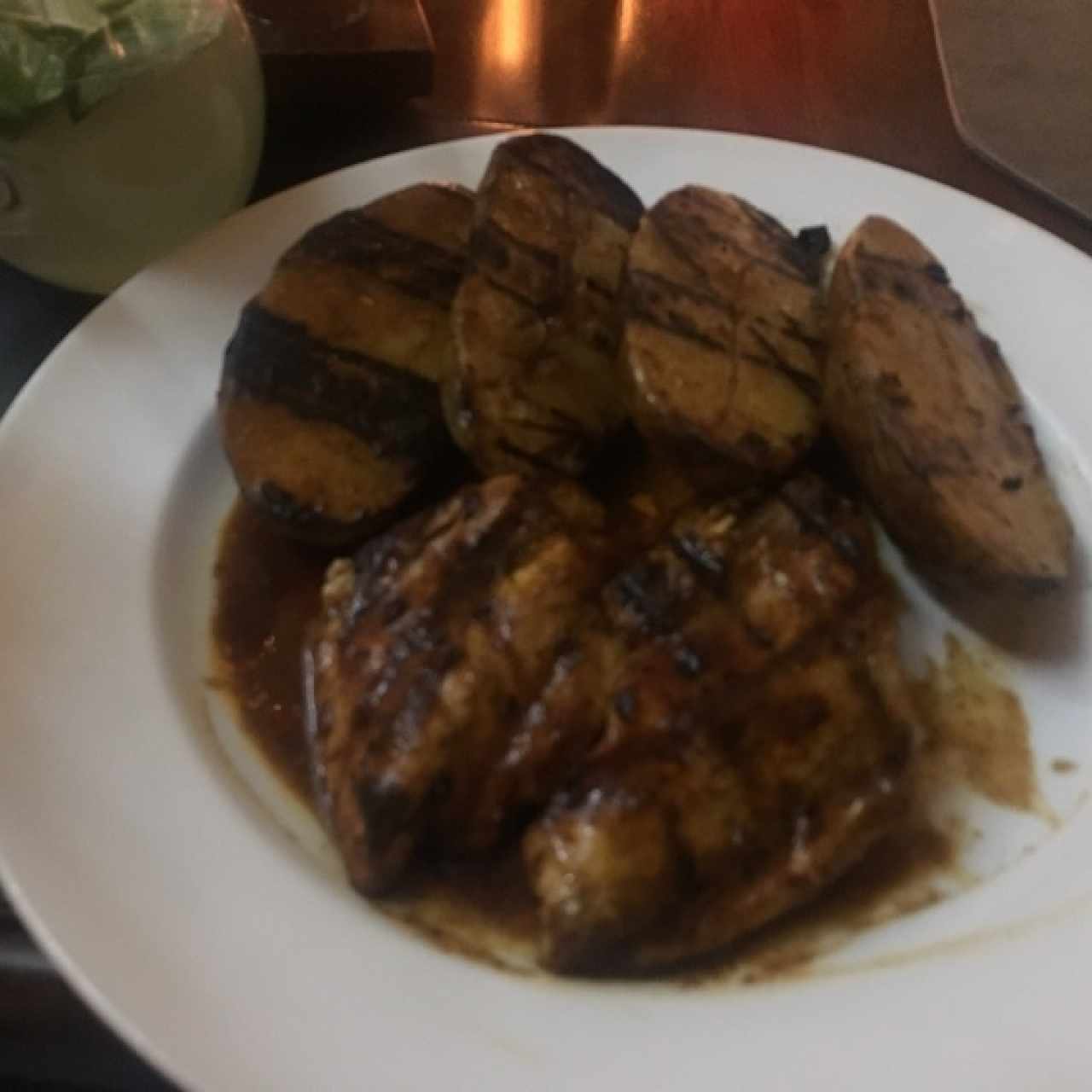 Pechuga de Pollo con papa Asada