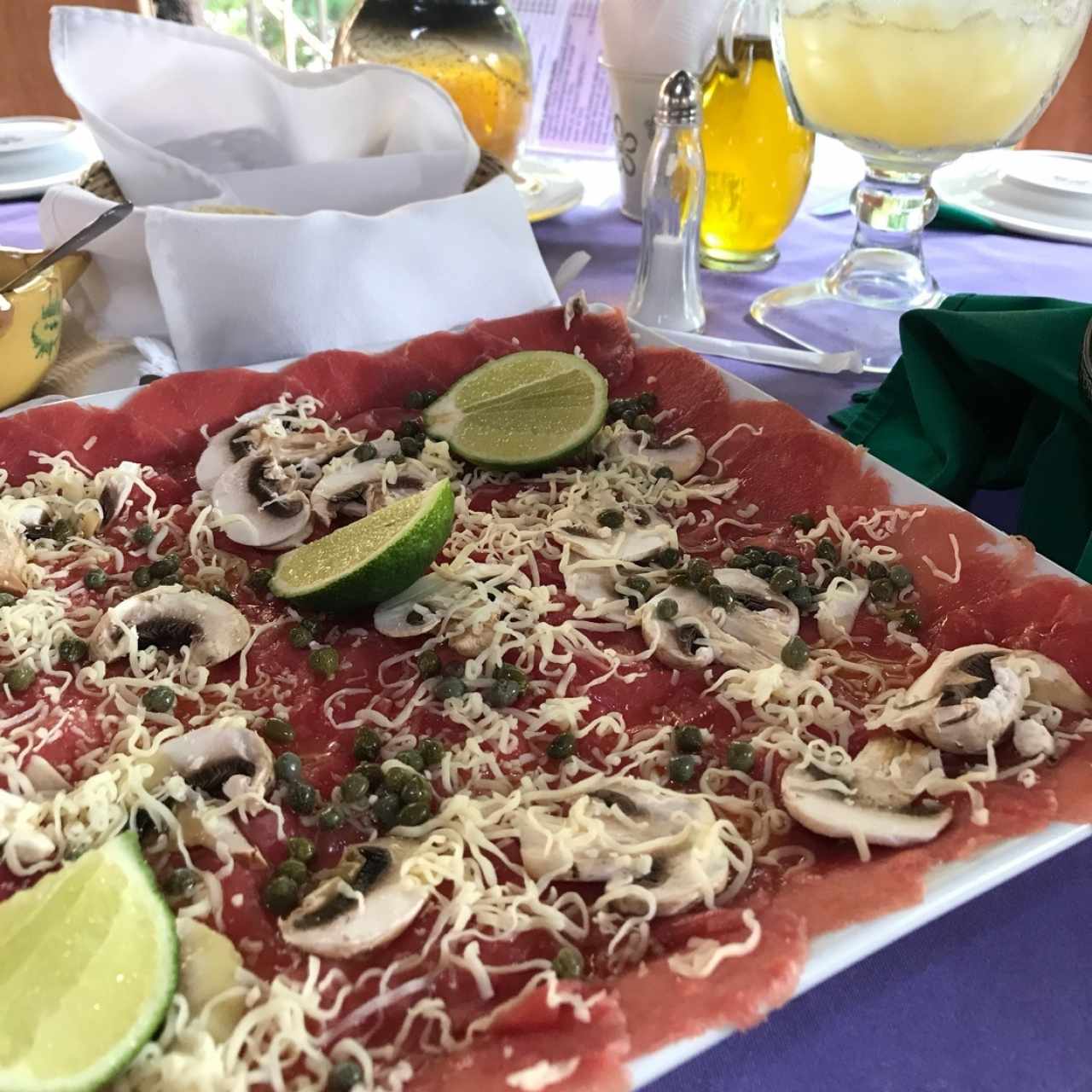 Carpaccio de res
