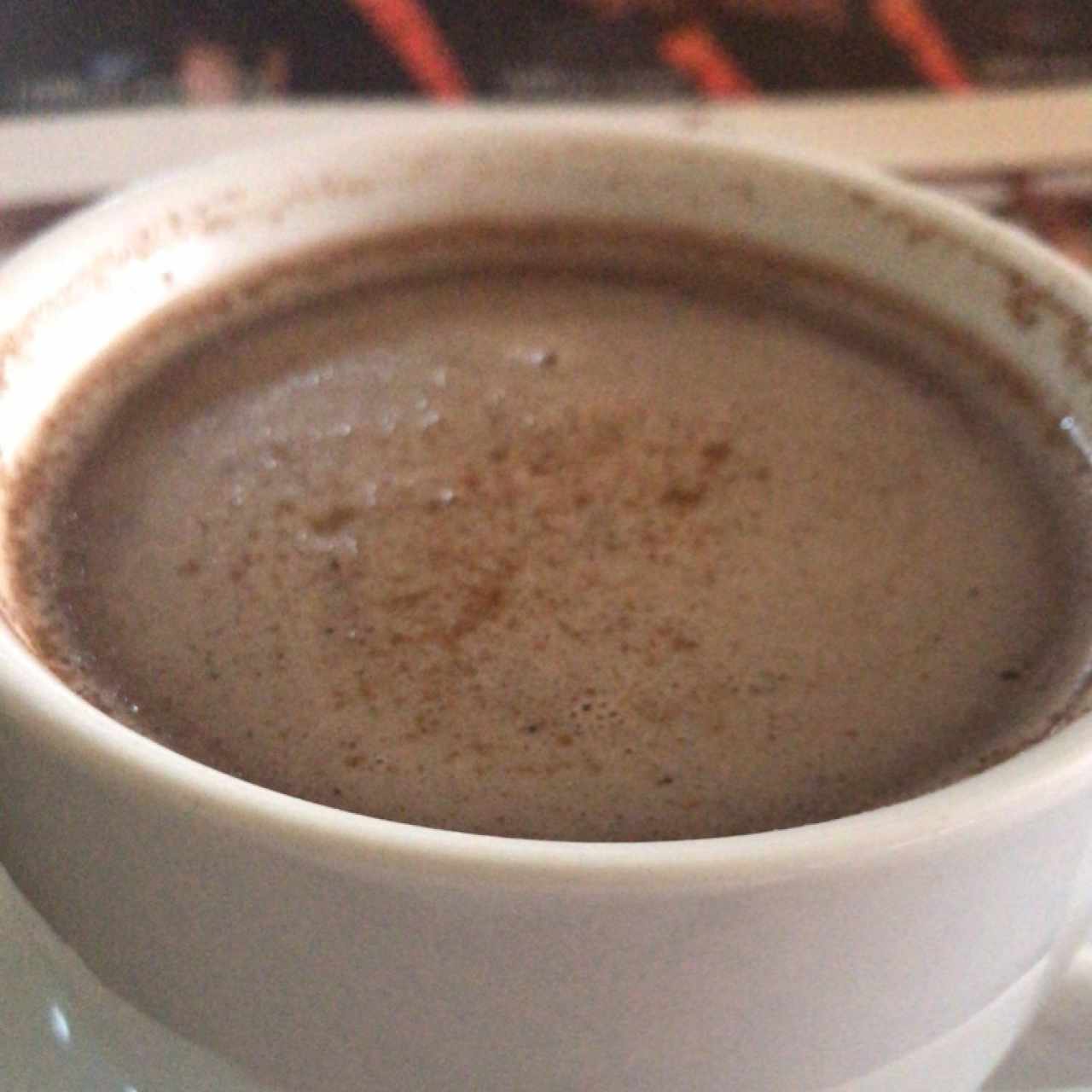 Una rica taza de cacao.