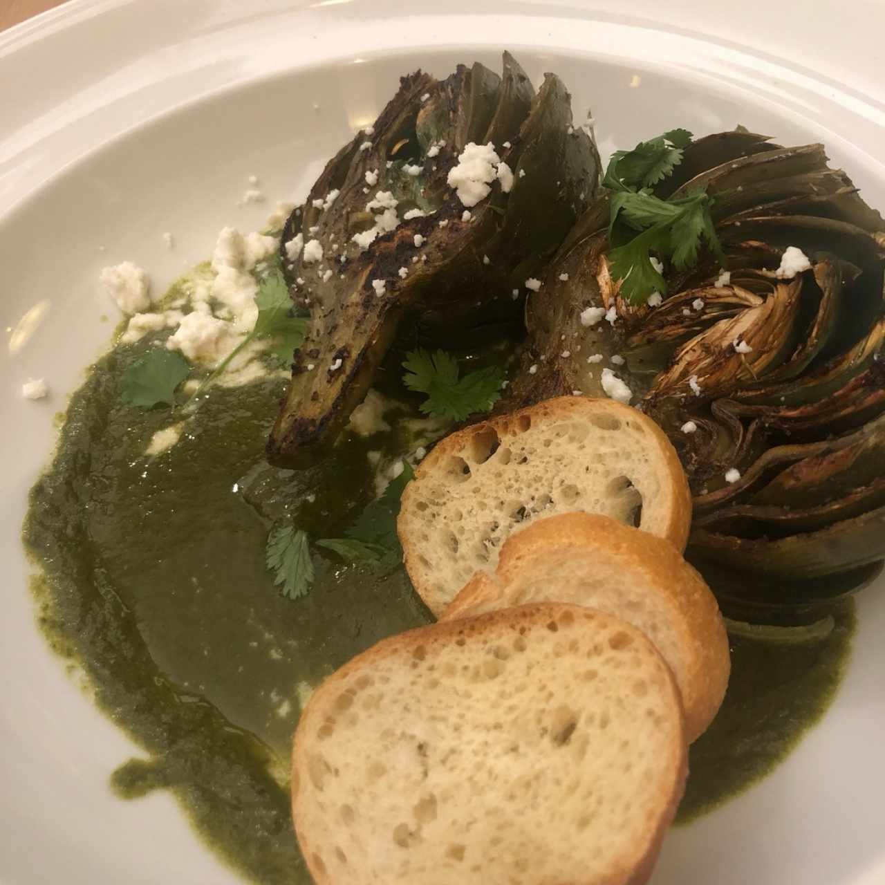 Alcachofa grill, Souvignong Blanc