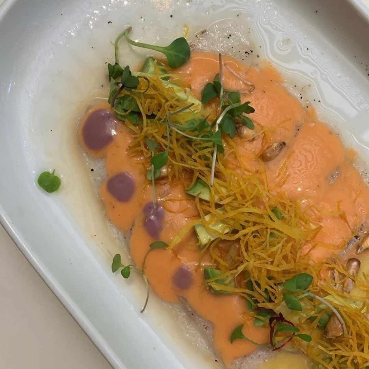 Entradas - Tiradito Flights, Albariño