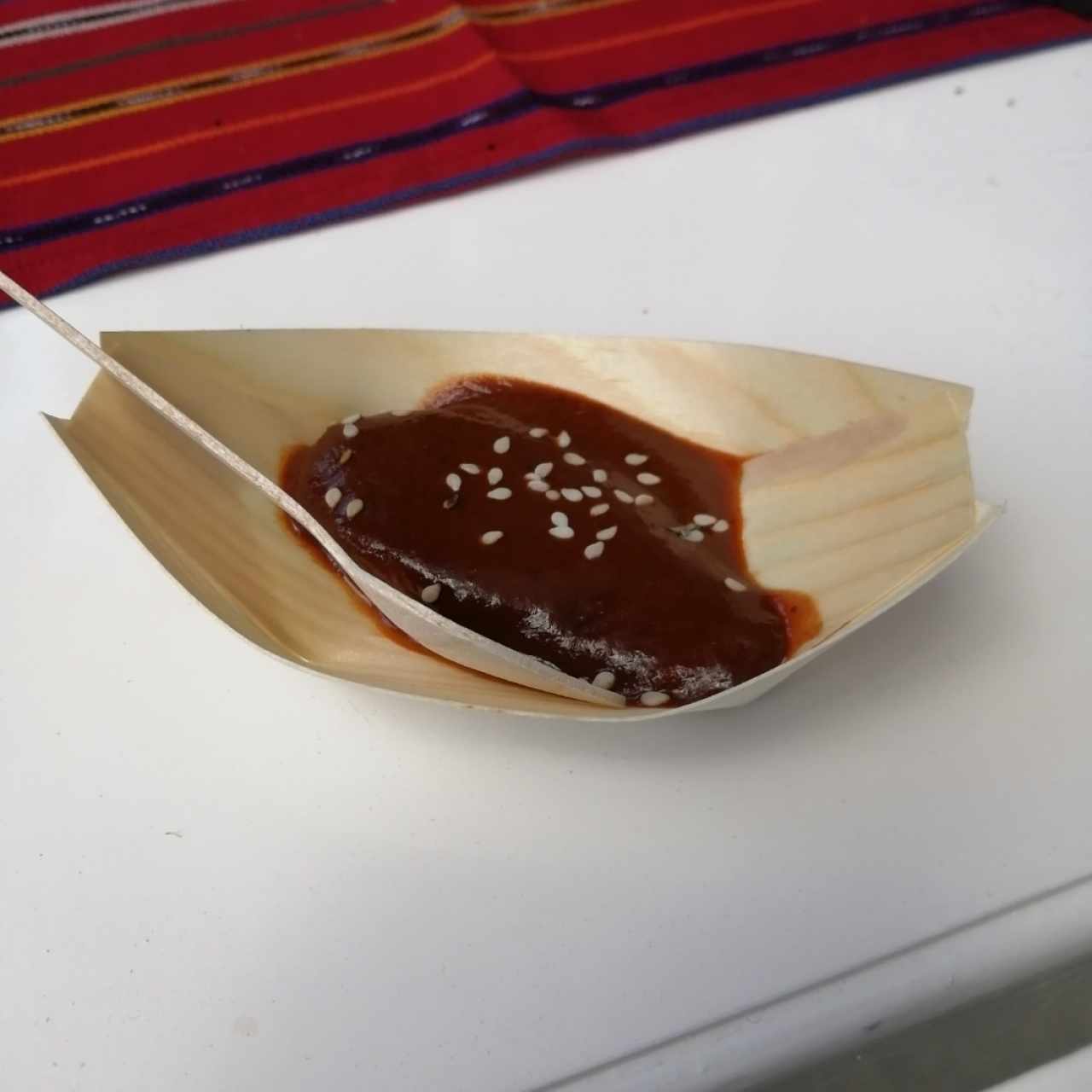 Plátano en mole 