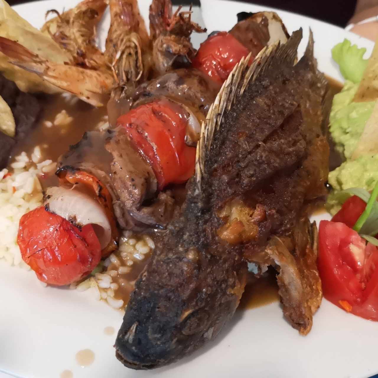 Pincho mar y tierra 