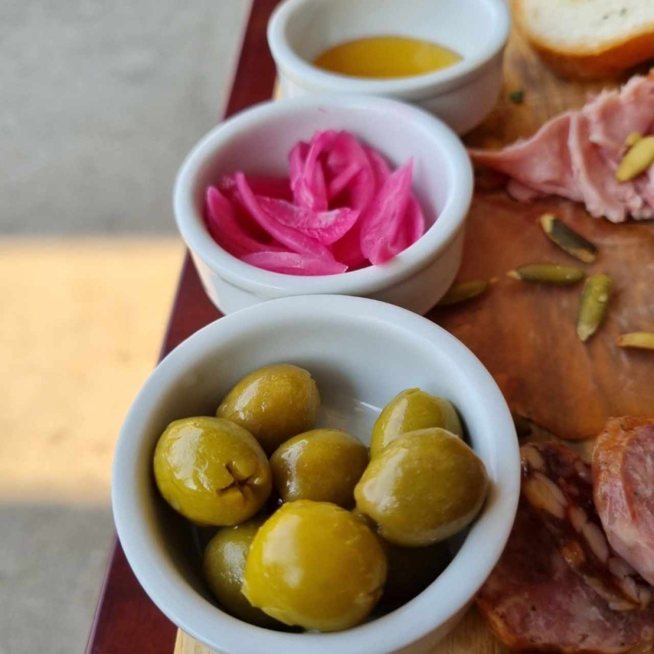 tabla de embutidos. 