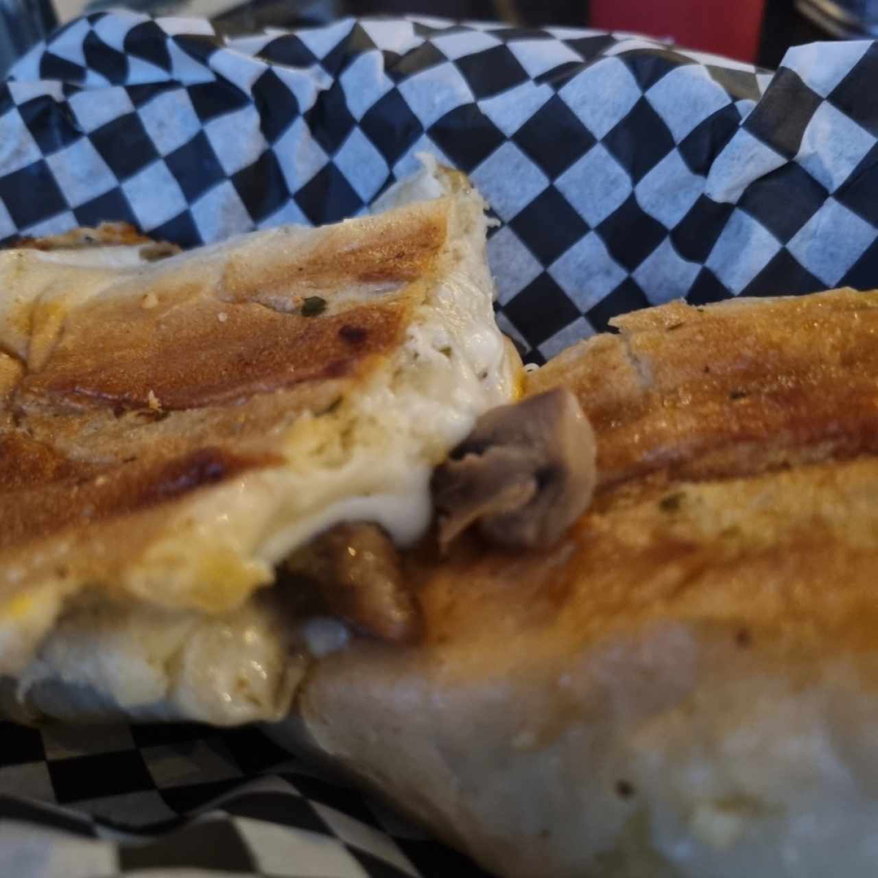 panini 4 + 1 con champiñones