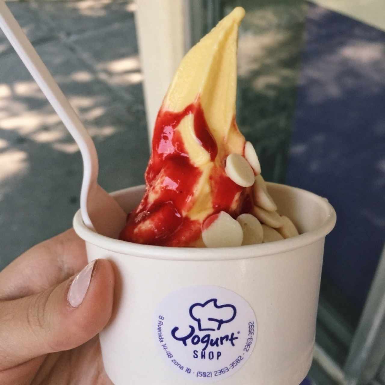 Helado de mango