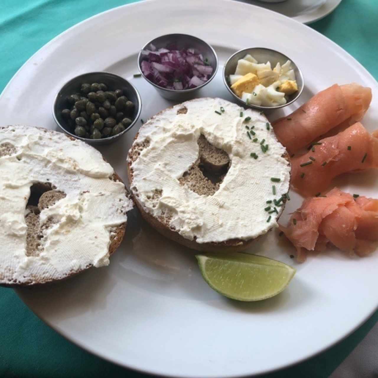 Bagel de salmon