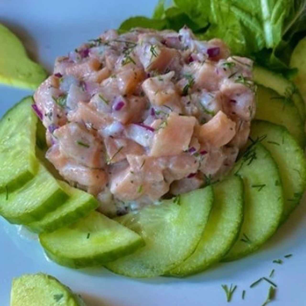 tartar de salmon