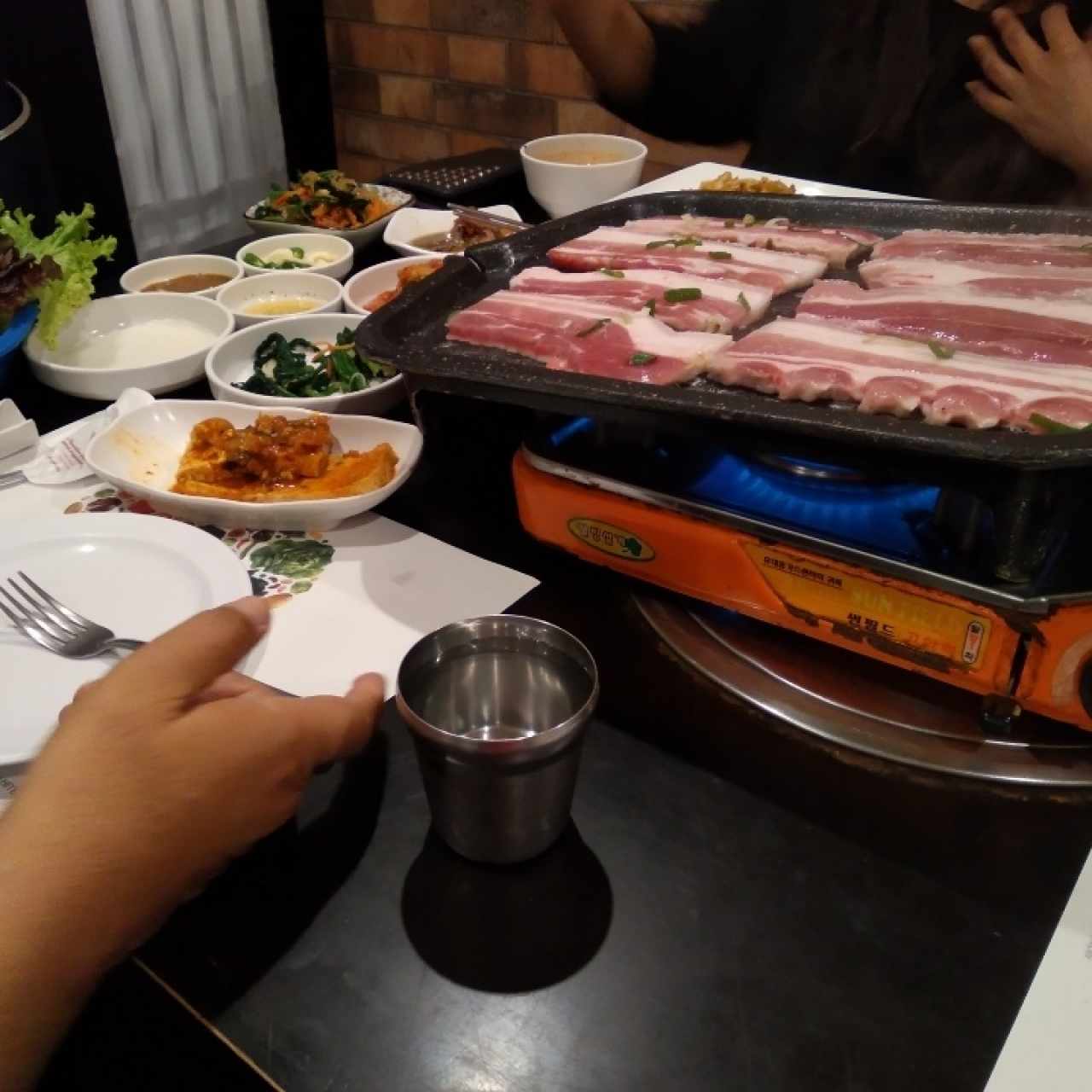 2 porciones de tocino Q 80 c/u