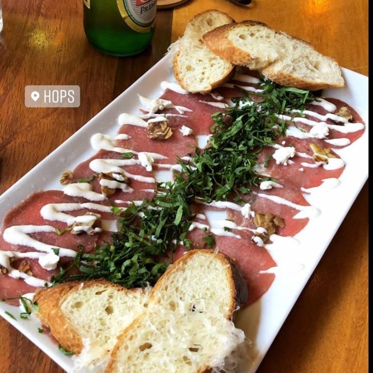 Entradas - Carpaccio de Lomito