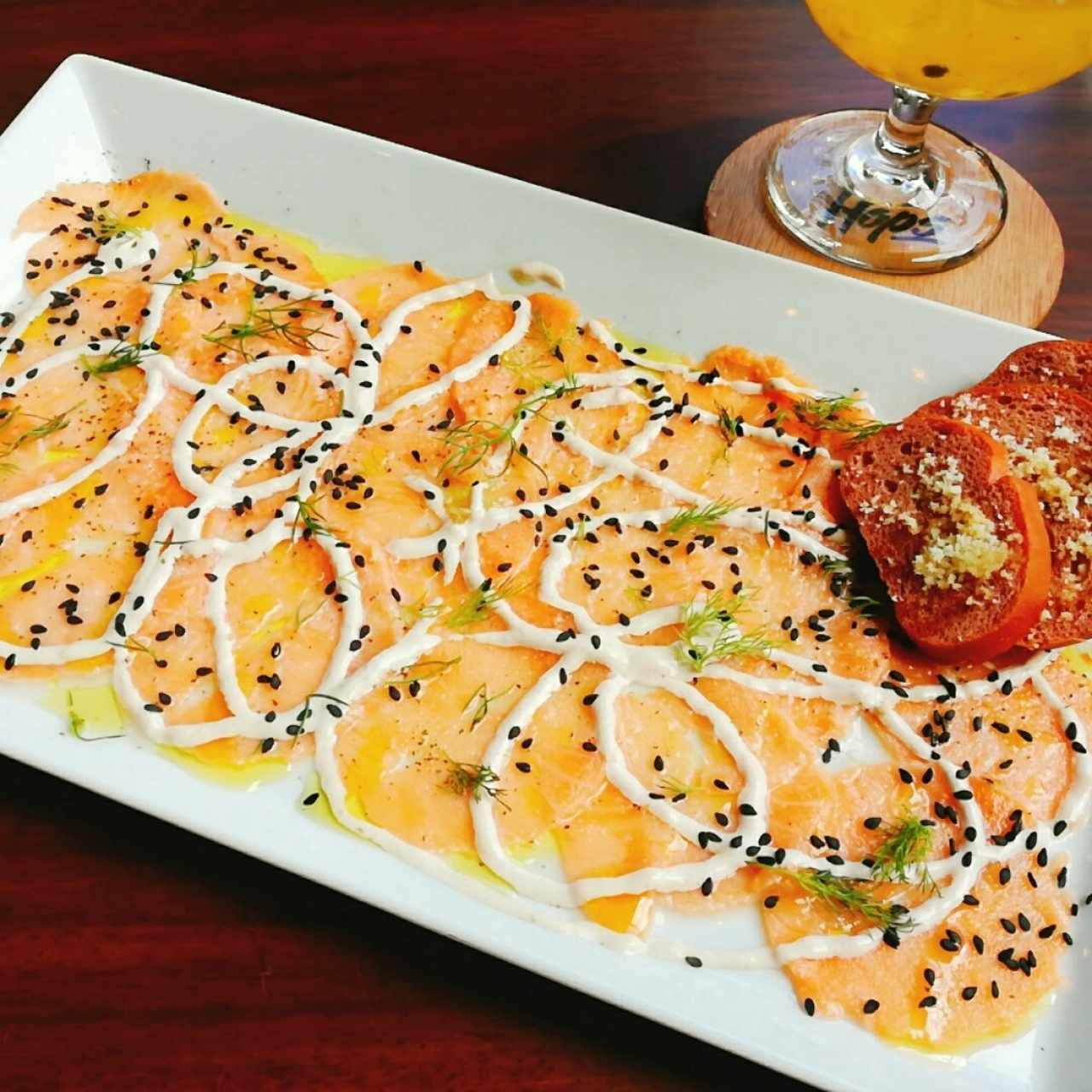 Carpaccio de Salmón