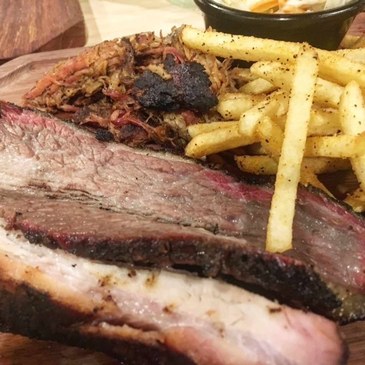 bbq ribs y pulled pork 😍