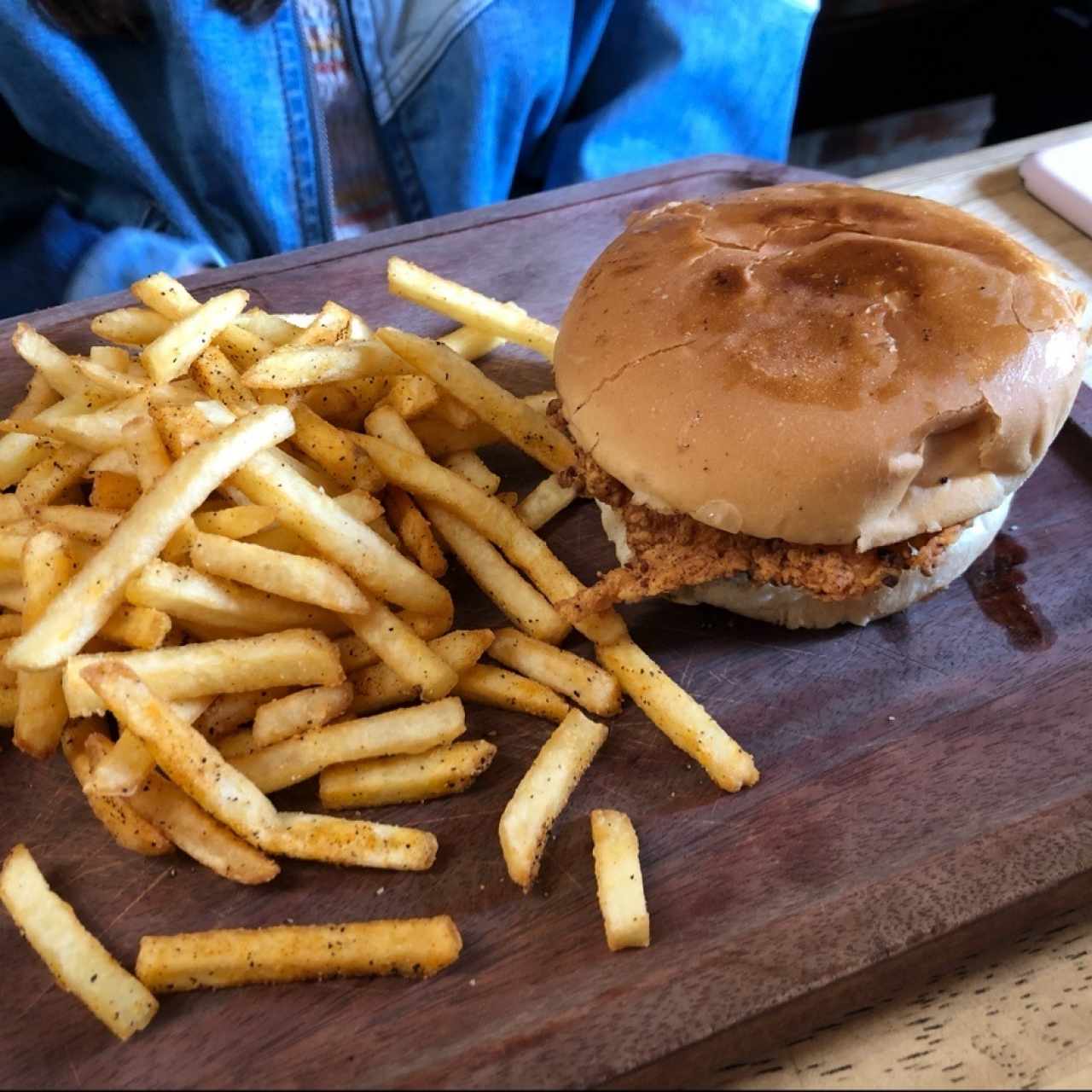 Sandwich de pollo Frito