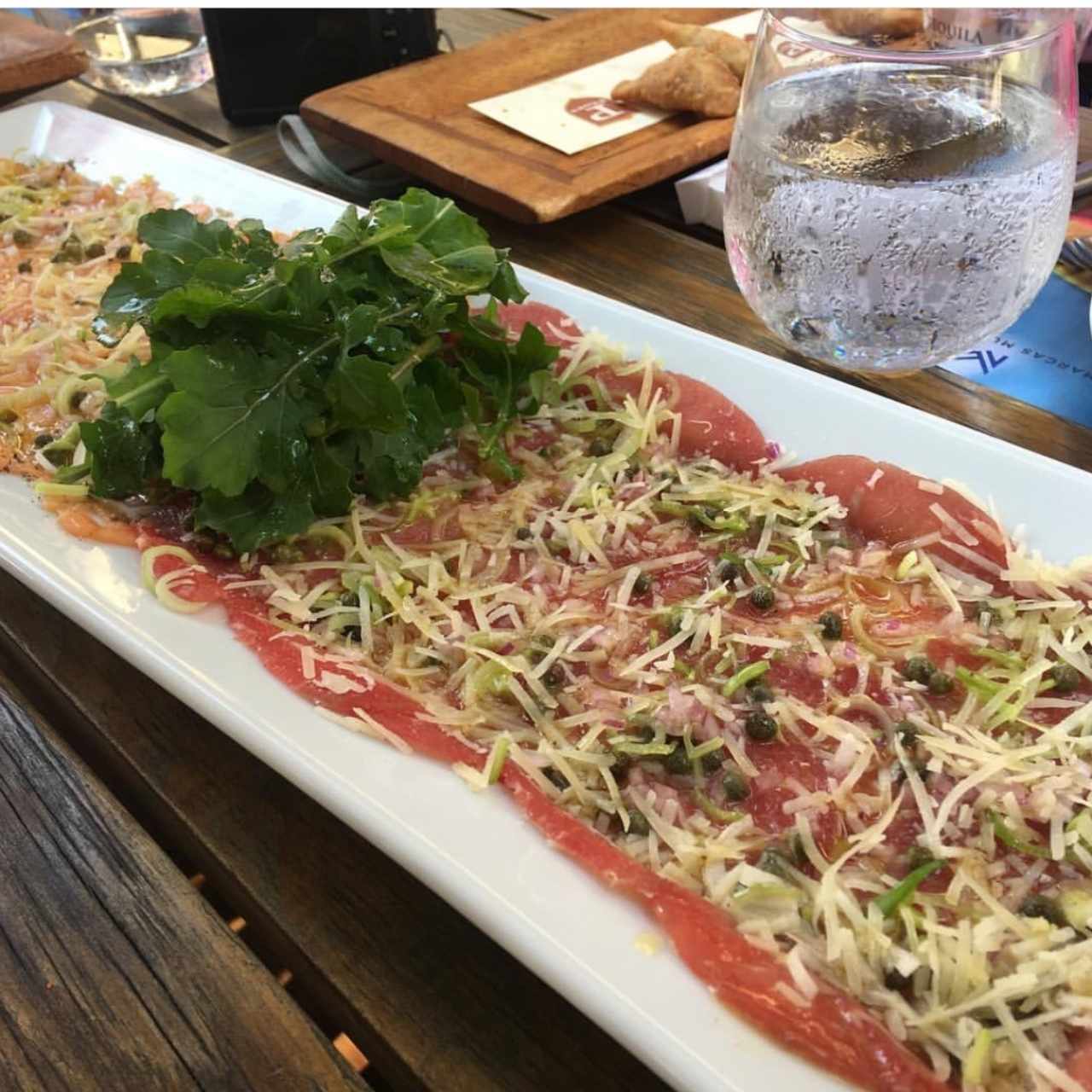 Entradas - Carpaccio de Res