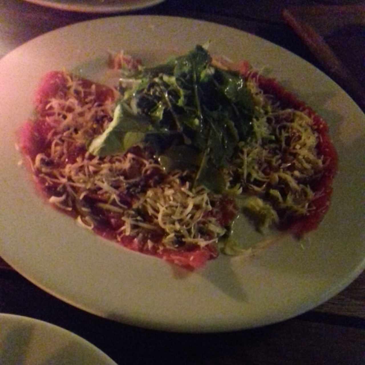 Entradas - Carpaccio de Res