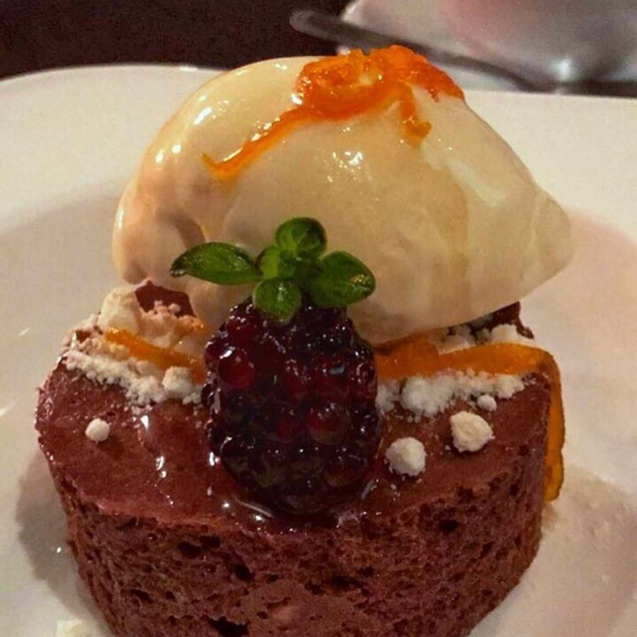 mouse de chocolate