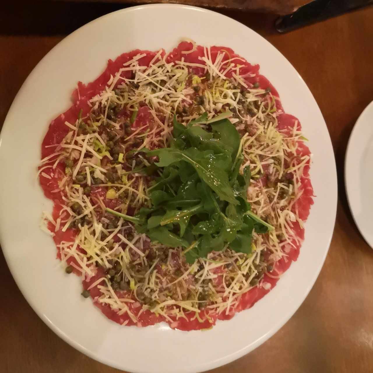 Entradas - Carpaccio de Res
