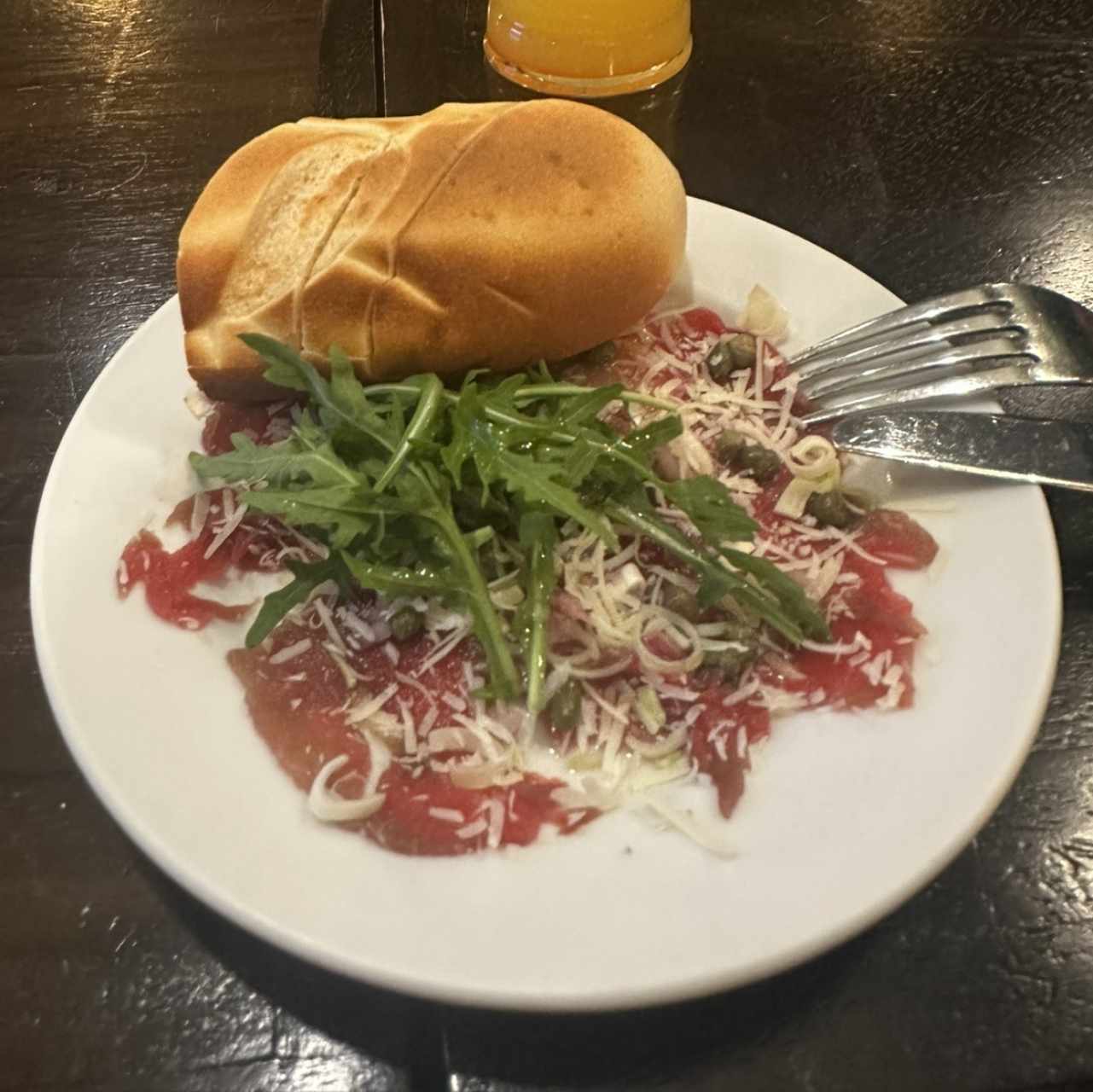 Entradas - Carpaccio de Res