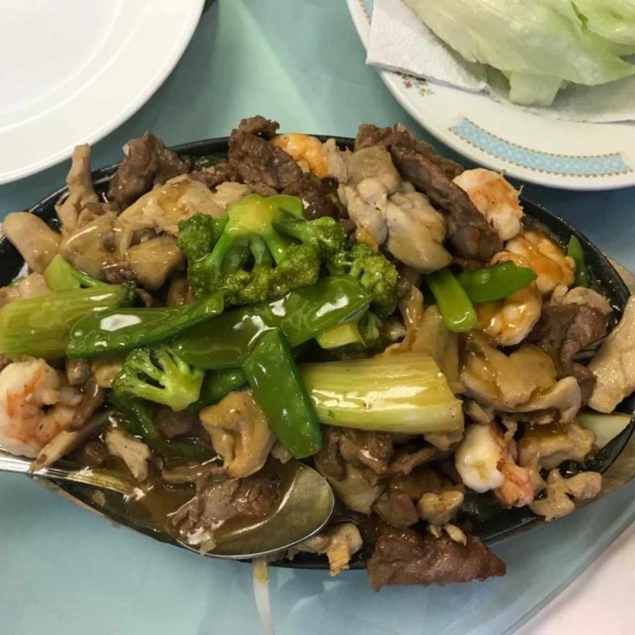 Lomito con vegetales