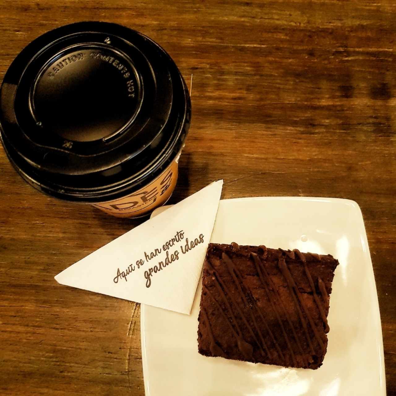 Té African néctar y brownie