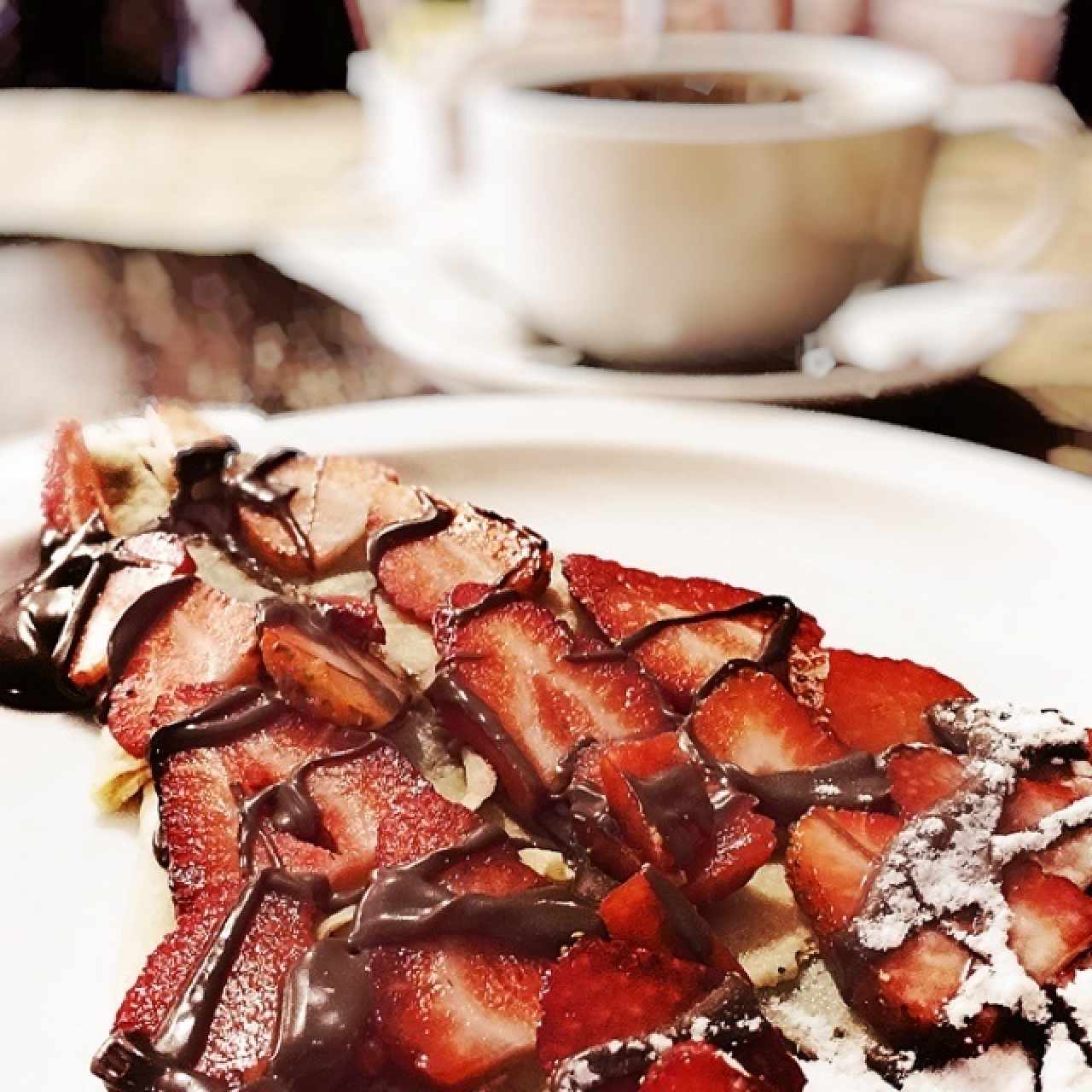 Crepe de fresa