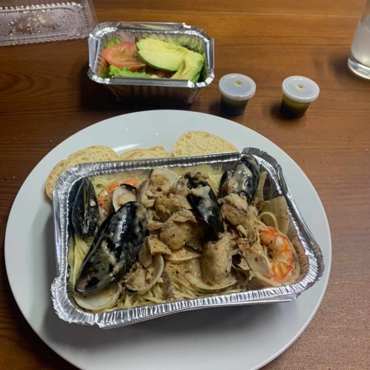 Platos fuertes - Pasta de mariscos